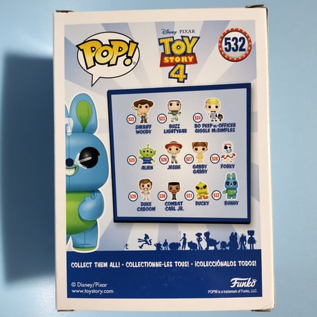2019年デッドストック　ファンコ ポップ 『トイストーリー4』限定フロック版 バニー　FUNKO POP!  TOY STORY4   Bunny (Flocked)