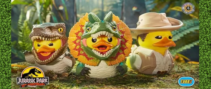 TUBBZ ジュラシック・パーク　ディロフォサウルス& ヴェロキラプトル TUBBZ コスプレダック BOX ジュラシックパーク ディロフォ