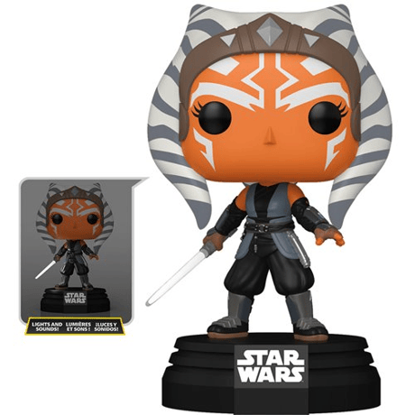 ファンコ  ポップ  『スター・ウォーズ』アソーカ　(ライト&サウンド）　Funko POP!Star Wars AHSOKA  (Light&Sound)