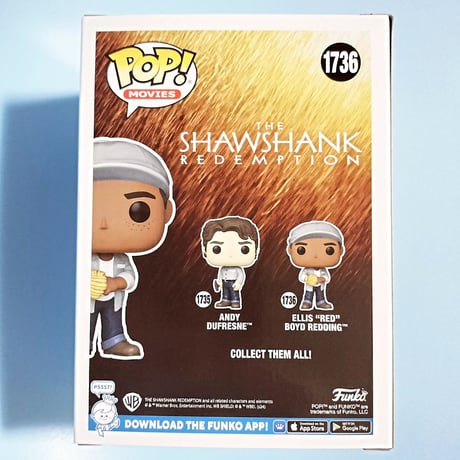 ファンプポップ 映画『ショーシャンクの空に』 2体セット　Funko Pop! The Shawshank Redemption