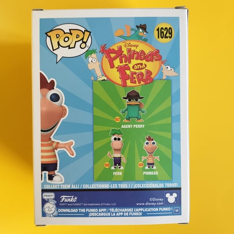 ファンコポップ  『フィニアスとファーブ』　3体セット　 Funko POP!  Phineas and Ferb　set of 3