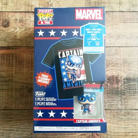 ファンコポップ『アベンジャーズ/エイジオブウルトロン』キャプテンアメリカ キッズTシャツ　セット　Funko POP! Kids Tees :Captain America
