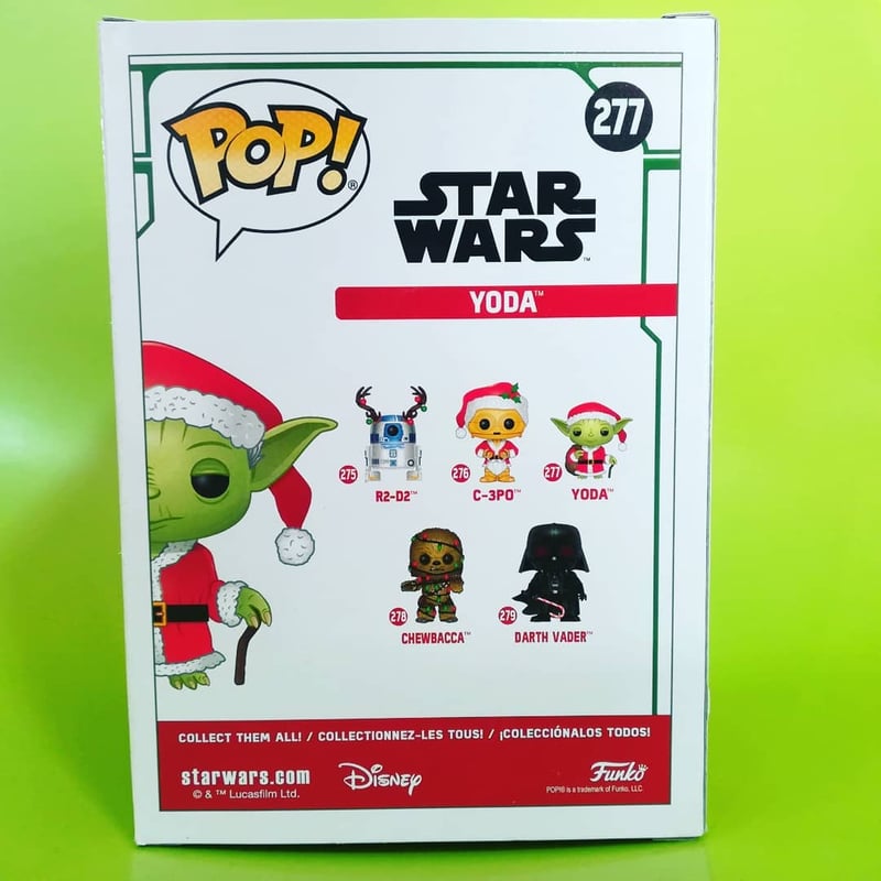 Funko pop christmas yoda new arrivals