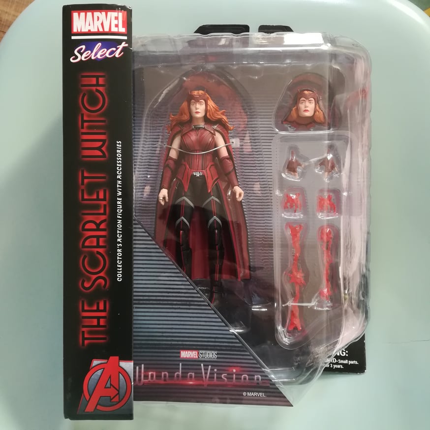 MARVEL SELECT 「ワンダヴィジョン」スカーレットウィッチのアクション