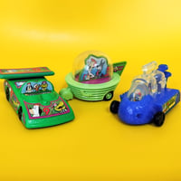 1999年デッドストック　Wendy's キッズミールトイ "ハンナバーベラ・レーサーズ"　Wendy's Kids Meal Hanna Barbera Racers