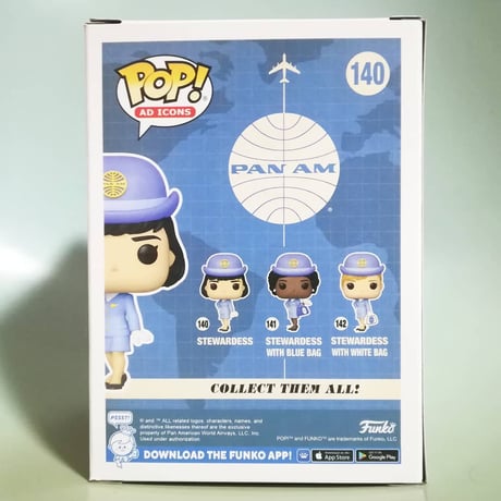 ファンコ ポップ 「パンアメリカン航空」スチュワーデス 　FUNKO  POP!  Pan Am- Stewardess