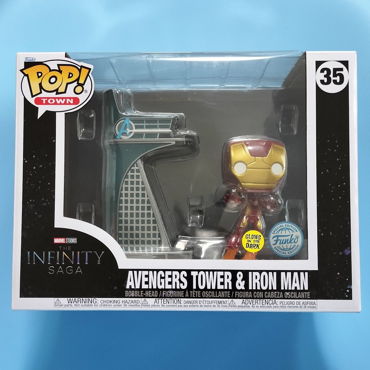 POP TOWN AVENGERS 2 AVENGERS TOWER W IRON MAN(GW) PX VIN FIG – FunkoBros