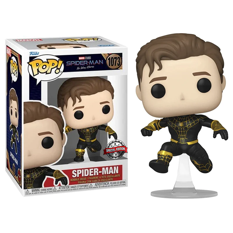 ファンコ ポップ『スパイダーマン:ノー・ウェイ・ホーム』スパイダーマン　Black & Gold　FUNKO POP! Spider-Man: No  Way Home