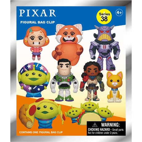 ピクサー キャラクターフィギュア バッグ・クリップ　 Pixar Collection Series 38 3D Foam Bag Clip