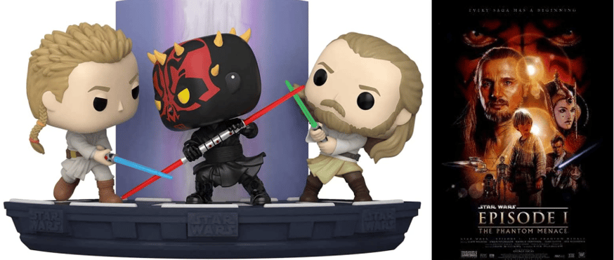 funko pop スターウォーズ　ファントム・メナス　運命の戦い Amazon.co.jp: スター・ウォーズ EP1/ファントム・メナス バトル