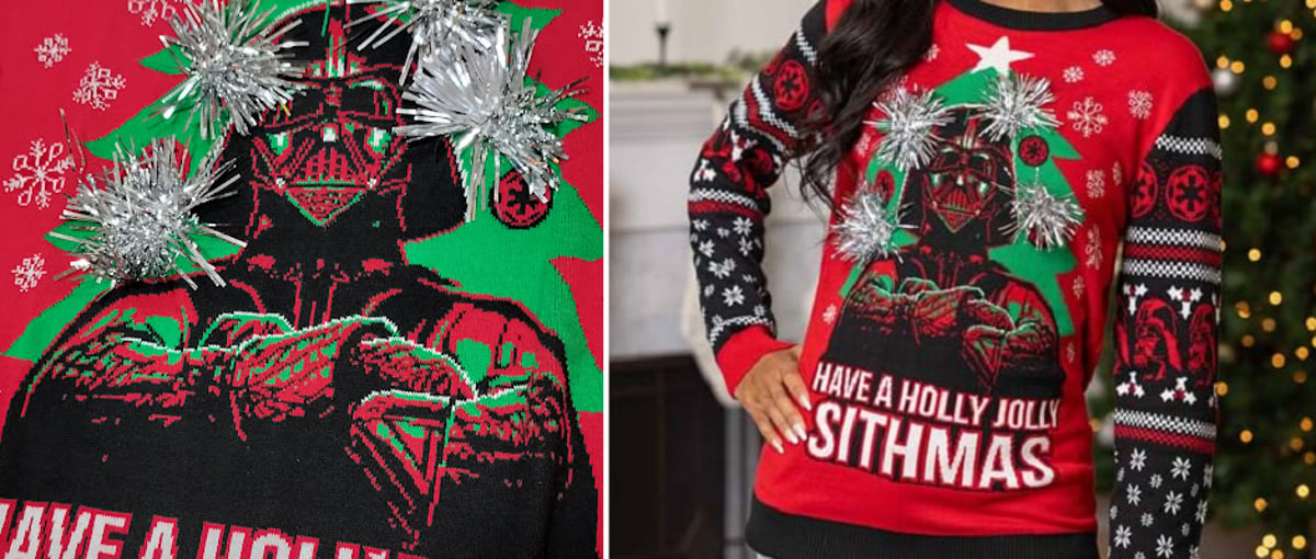 サイズが合う方是非！ダースベイダーのクリスマス・アグリーセーターが 
