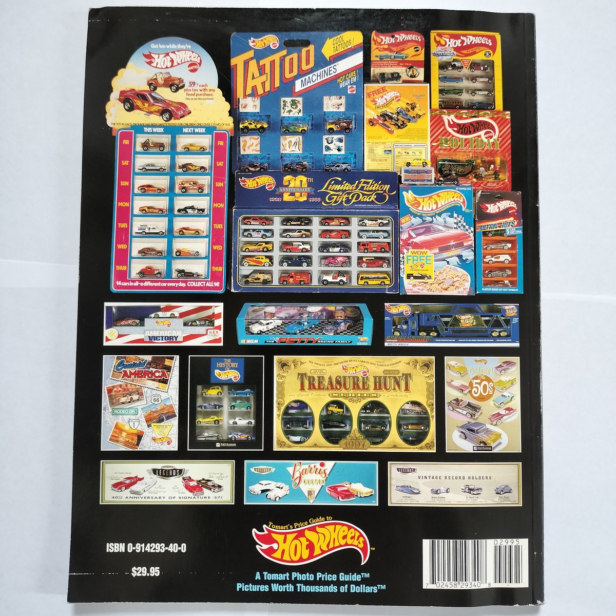 1998年　洋書　ホットウィール コレクターブック　資料本（USED) 1998年 洋書 ホットウィール コレクターブック Tomart's Price Guide