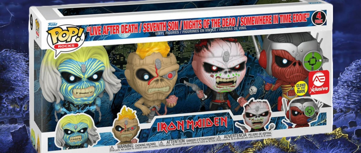 ヘヴィメタの権化 『アイアン・メイデン』 エディが暗闇で光る！グロー