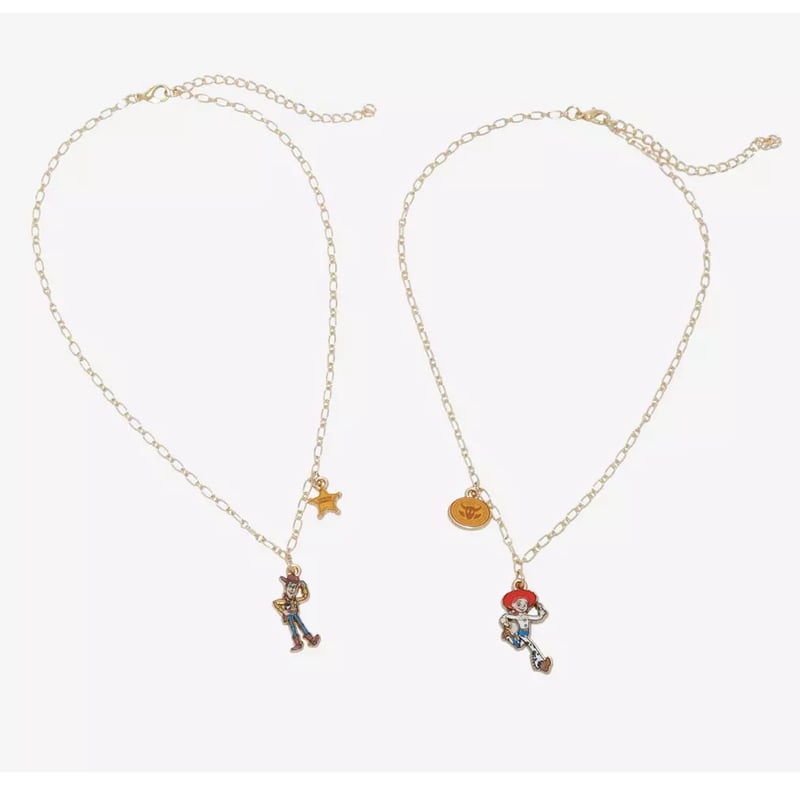 トイストーリー ウッディ& ジェシー ベストフレンド ネックレス トイストーリー ウッディ& ジェシー ベストフレンド ネックレス