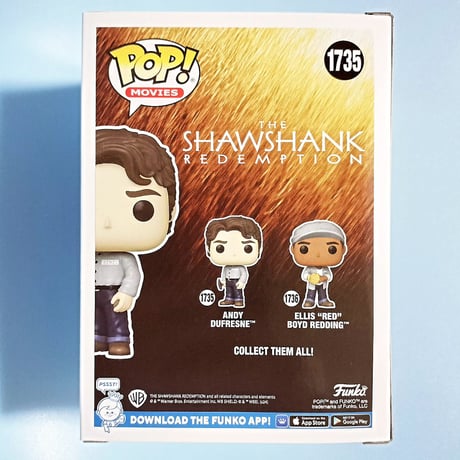 ファンプポップ 映画『ショーシャンクの空に』 2体セット　Funko Pop! The Shawshank Redemption