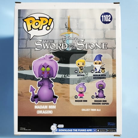 DXファンコポップ  ディズニー『王様の剣』 マダム・ミム（ドラゴン）　Funko POP Funko Pop! The Shadow In The Stone -Madam Mim (Dragon)