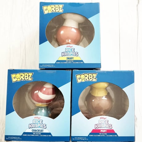 2019年　ファンコ  Dorbz    ケロッグ『スナップ！クラックル！ポップ！』  Funko Dorbz Kellogg's　Snap! Crackle! Pop!