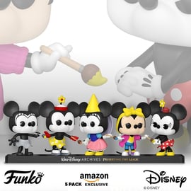 ウォルトディズニーアーカイブス ミニーマウス ファンコポップ 限定5体