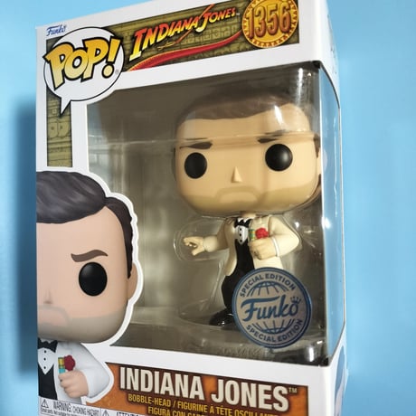 ファンコ ポップ　『インディ・ジョーンズ/ 魔宮の伝説』インディアナ・ジョーンズ in ホワイトスーツ　Funko Pop! Indiana Jones in White Suit