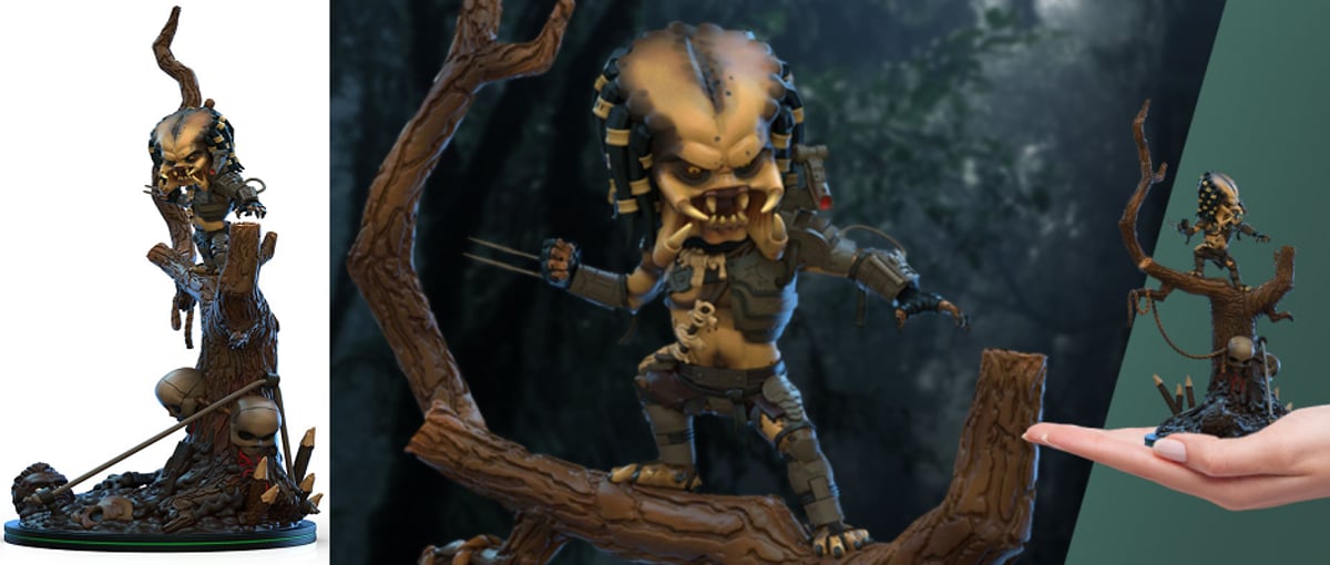 プレデター PREDATOR Q Fig Max Elite 正規品 豆魚雷 2021年デッドストック！『プレデター』ジオラマフィギュア Q-Fig Max