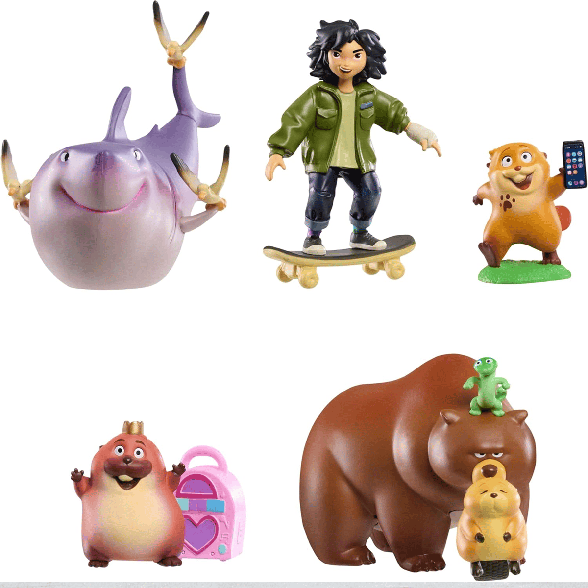 ピクサー『私がビーバーになる時』 フィギュアセット Pixar Hoppers