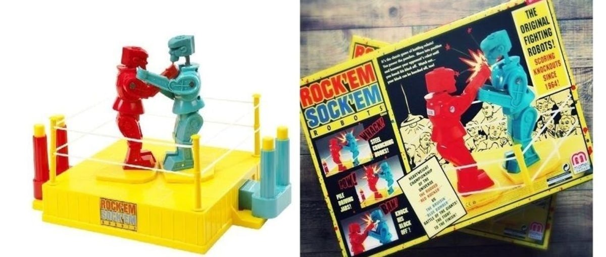 トイストーリー2』にも登場したマテル社のボクシングゲーム「Rock 'em