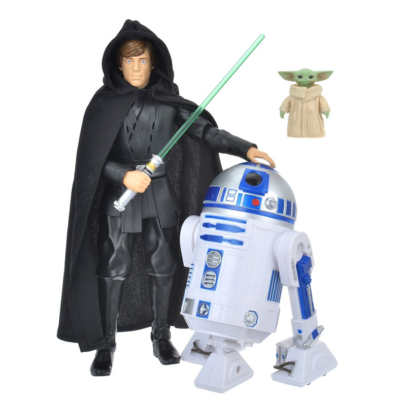 スターウォーズ フィギュア ルーク スカイウォーカー R2-D2 グローグー Disney Store スターウォーズ『マンダロリアン』 ルーク・スカイ