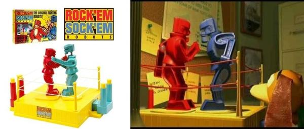 トイストーリー2に登場！ROCK 'EM SOCK 'EM ボクシングゲーム トイストーリー2』にも登場したマテル社のボクシングゲーム