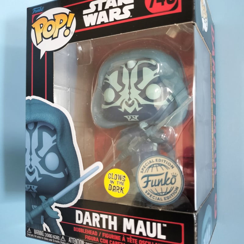 ファンコ ポップ スター・ウォーズ ダース・モール（グロー版） FUNKO