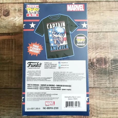 ファンコポップ『アベンジャーズ/エイジオブウルトロン』キャプテンアメリカ キッズTシャツ　セット　Funko POP! Kids Tees :Captain America