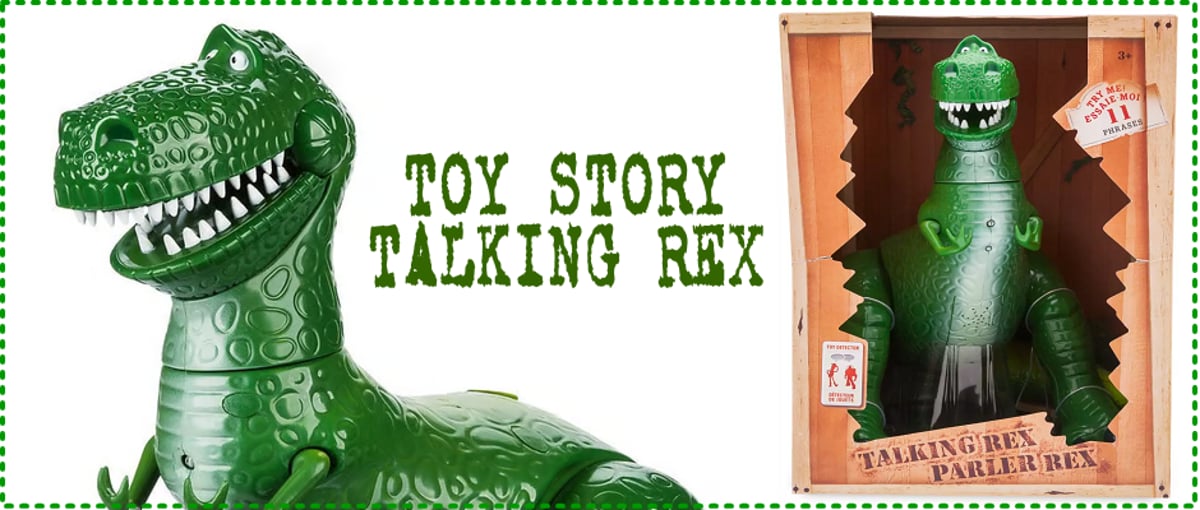 トイストーリー　レックス　フィギュア　トーキング　キャラクターグッズ ディズニーストア トイ・ストーリー レックス トーキングデラックス