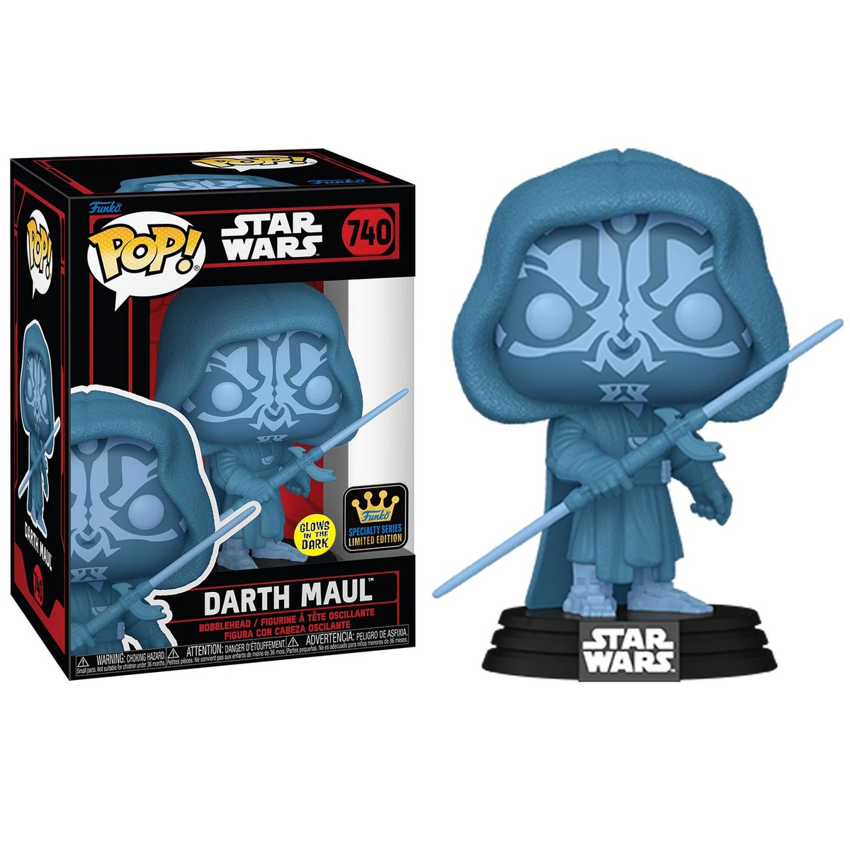 ファンコ ポップ スター・ウォーズ ダース・モール（グロー版） FUNKO