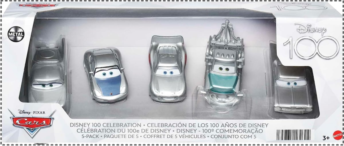 ディズニー100周年 ピクサー カーズ クリスマスバージョン 5台セット