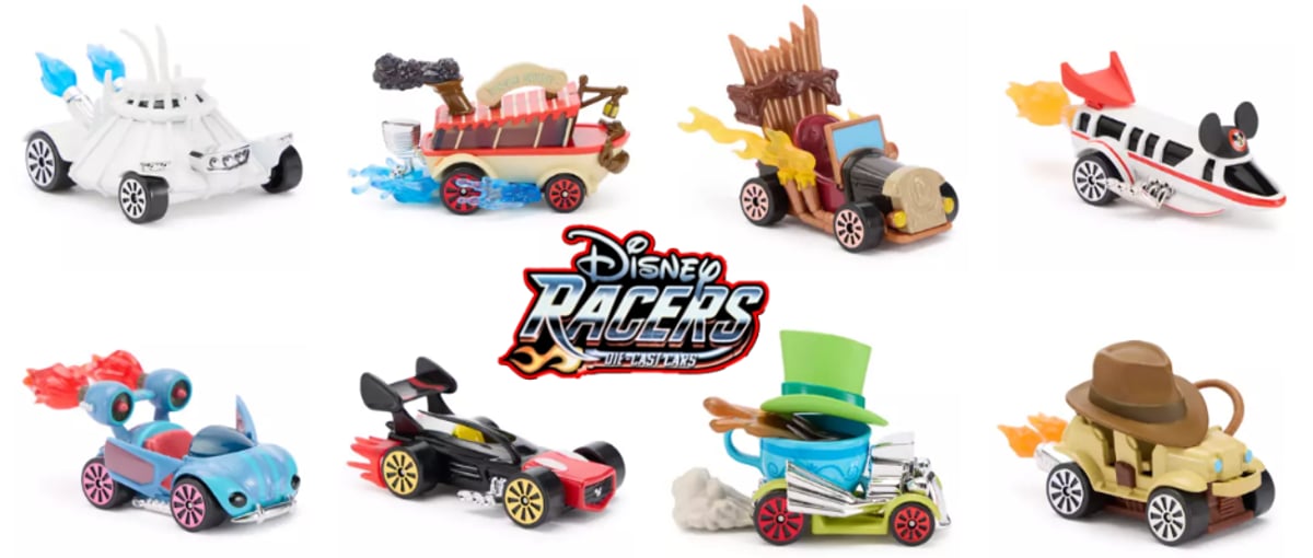 Disney Parksの人気アトラクションがダイキャストカーに！Disney Racers
