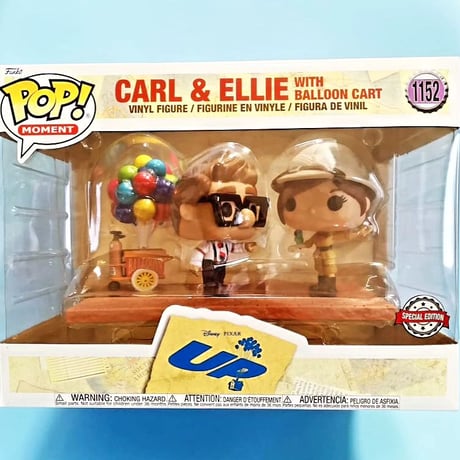 ファンコ ポップ 『カールじいさんの空飛ぶ家』カール＆エリー w/バルーン・カート  FUNKO POP! Disney Pixar Up Carl & Ellie with Balloon Cart