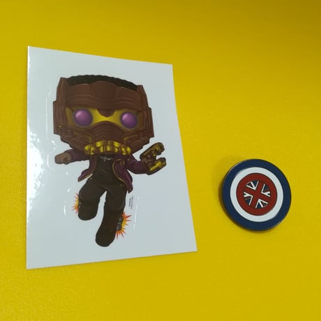 ファンコ ポップ　マーベル『ホワット・イフ...?』 コレクターコープス　（ブラック・ウィドウ＆ザ・コレクター）　Funko POP!  ”What If...?”　Collector Corps