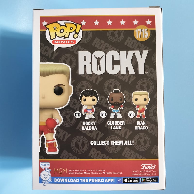 ファンコ ポップ 映画『ロッキー』シリーズ 3体セット FUNKO POP