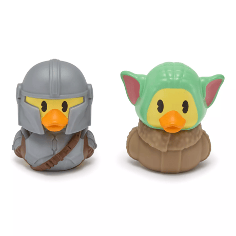 スターウォーズ  『マンダロリアン＆グローグ』　 Duckalooz　マンダロリアン & グローグー ラバーダックセット