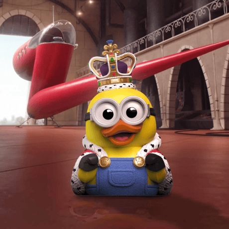 コスプレ・ダック　TUBBZ　『ミニオンズ』キング・ボブ　 TUBBZ Cosplaying Duck  Minions King Bob