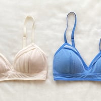 PLATING JERSEY   cut-off bra