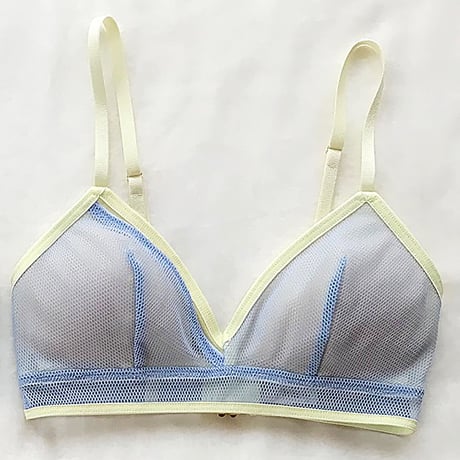 Bi-color net  bra