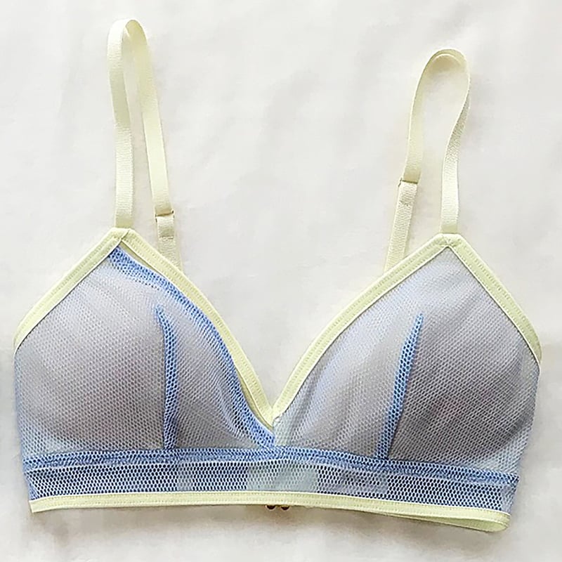 Bi-color net bra | windsky