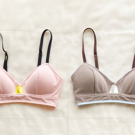 Combed jersey bra - multicolor ver.