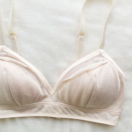 PLATING JERSEY   cut-off bra