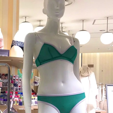 Bi-color net  bra
