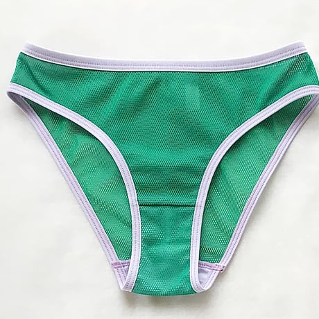 Bi-color net  shorts