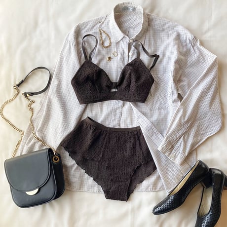 STRETCH SUCKER   ring tie bra
