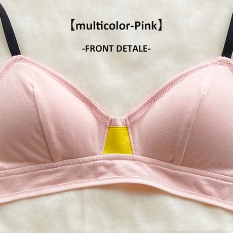 Combed jersey bra - multicolor ver.