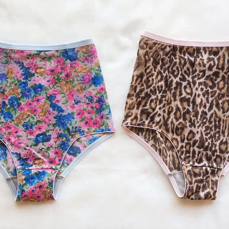 Printed Tulle  h.w.shorts