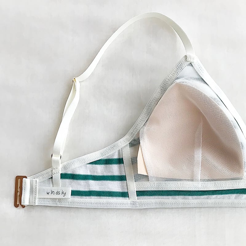 Border jersey bra | windsky